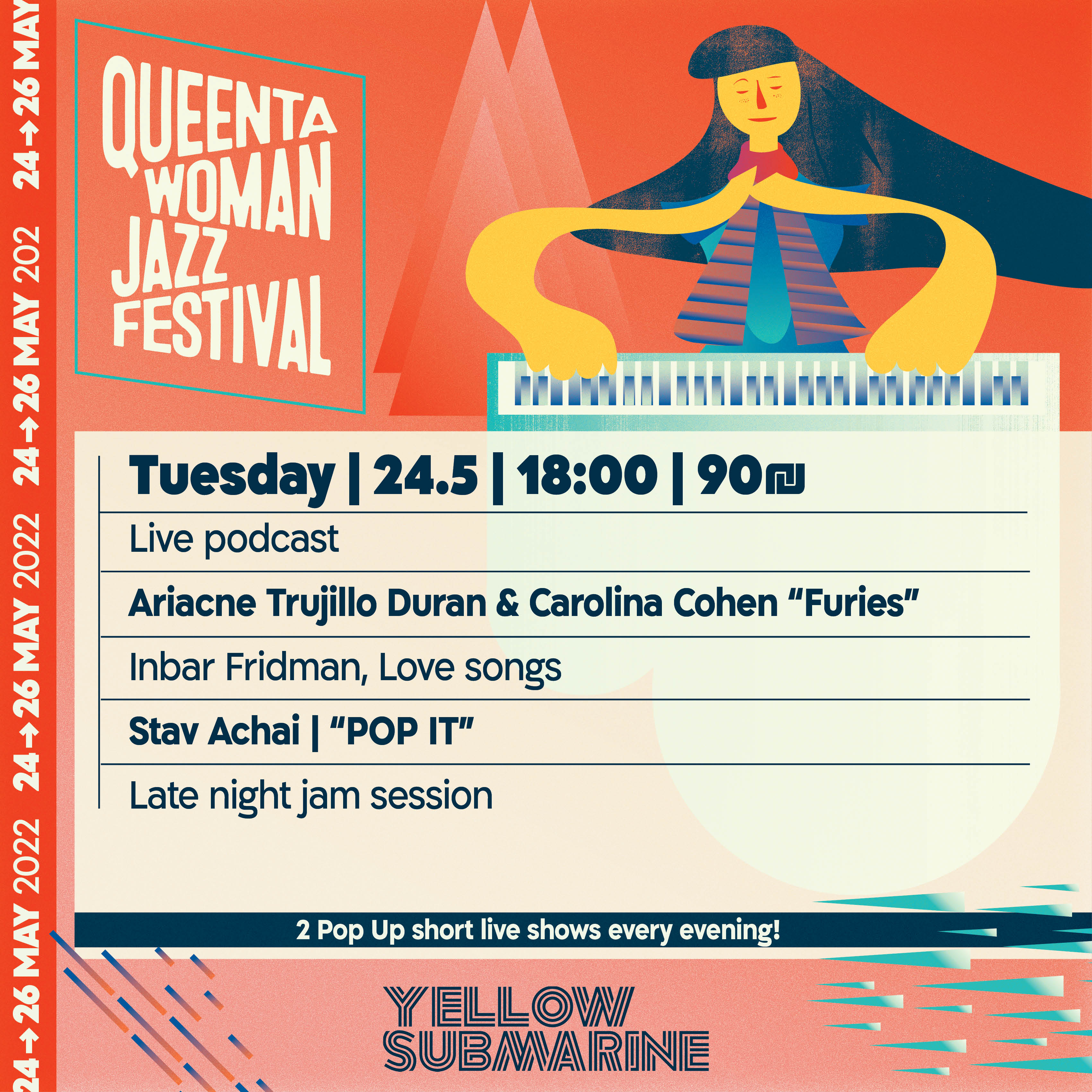 Queenta Woman Jazz Festival - הצוללת הצהובה